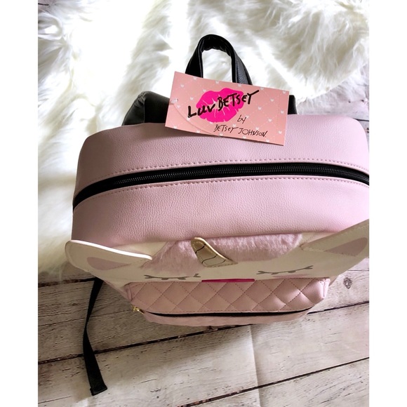Betsey Johnson RARE Large Unicorn LBPOLLY Backpack - Picture 4 of 8